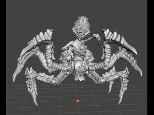 DRIDER WARRIOR MINIATURE MODEL FOR FANTASY GAMES DND RPG 3Dプリントモデル