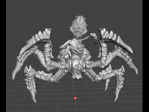 МИНИАТЮРНАЯ МОДЕЛЬ DRIDER WARRIOR ДЛЯ ФЭНТЕЗИ-ИГР DND RPG 3D Принт Модель
