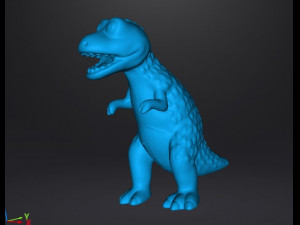 TYRANNOSAURUS REX VINTAGE FIGURE MODEL TOY FOR KIDS Modelo de Impressão 3D