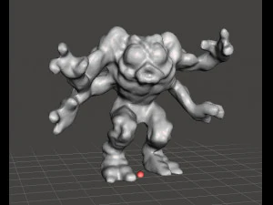 MIGHTYMAX ARACHNOID 1992 GIOCATTOLO IN MINIATURA CON FIGURA IN PVC Modello di stampa 3D