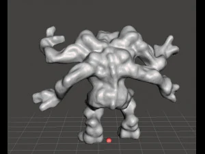 MIGHTYMAX ARACHNOID 1992 PVC FIGURE MINIATURE TOY 3D Print Model