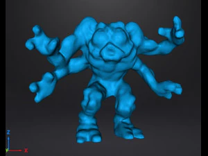 MIGHTYMAX ARACHNOID 1992 PVC FIGURE MINIATURE TOY 3D Print Model