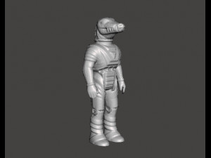DINORIDERS INSPIRED LIZARD 1988 TOY 68MM FIGURE MODEL PVC EVIL WARRIOR 3D Print Model