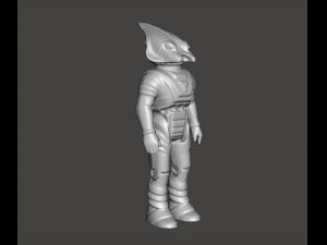 DINORIDERS INSPIRED STINGRAY 1988 TOY 69MM FIGURE MODEL PVC EVIL WARRIOR 3D-Druckmodell
