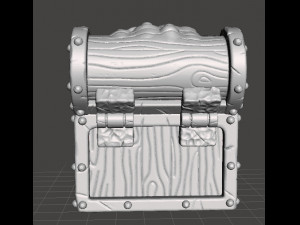 MIMIC CHEST MINIATURE MODEL FOR FANTASY GAMES DND RPG Modèles 3D en vedette