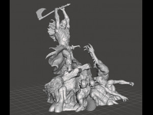 DEALER OF DEATH ART FIGURE STATUE DIORAMA MODEL FANTASY COLLECTIBLE 3Dプリントモデル