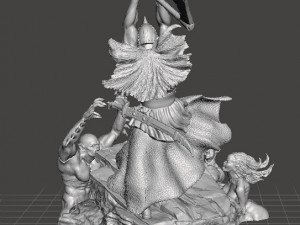 DEALER OF DEATH ART FIGURE STATUE DIORAMA MODEL FANTASY COLLECTIBLE 3Dプリントモデル