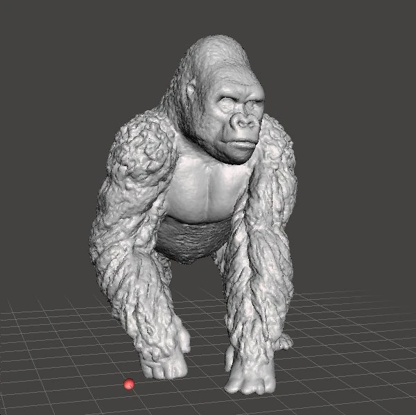 GORILLA PVC PLASTIC FIGURE TOY MODEL WILDLIFE 3D Print Model .c4d .max .obj .3ds .fbx .stl .blend 