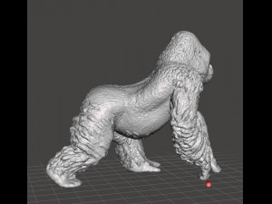 GORILLA PVC PLASTIC FIGURE TOY MODEL WILDLIFE Modelo de Impressão 3D