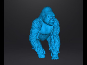 GORILLA PVC PLASTIC FIGURE TOY MODEL WILDLIFE Modelo de Impressão 3D