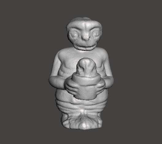 ET WITH ICE CREAM 1982 PVC PLASTIC GASHAPON TOY FIGURE ALIEN Model do druku 3D .c4d .max .obj .3ds .fbx .stl .blend