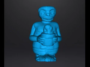 ET WITH ICE CREAM 1982 PVC PLASTIC GASHAPON TOY FIGURE ALIEN 3D Print Model