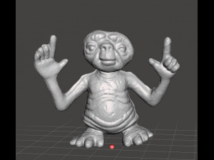 ET 1982 PVC PLASTIC GASHAPON TOY FIGURE ALIEN 3D-Druckmodell