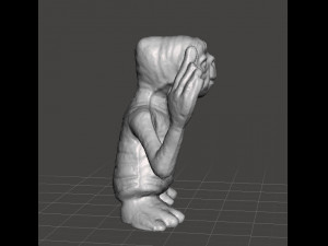 ET 1982 PVC PLASTIC GASHAPON TOY FIGURE ALIEN Modelo de Impressão 3D