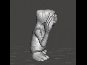 ET 1982 PVC PLASTIC GASHAPON TOY FIGURE ALIEN 3D Print Model