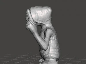ET 1982 PVC PLASTIC GASHAPON TOY FIGURE ALIEN 3D Print Model