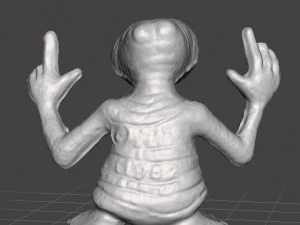 ET 1982 PVC PLASTIC GASHAPON TOY FIGURE ALIEN 3D Print Model