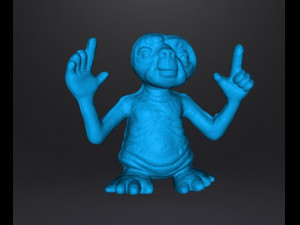 ET 1982 PVC PLASTIC GASHAPON TOY FIGURE ALIEN Modelo de Impressão 3D