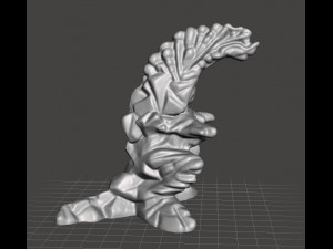 MIGHTYMAX ICEOSAURUS 1992 PVC FIGURE MINIATURE TOY MONSTER 3D Print Model