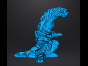 MIGHTYMAX ICEOSAURUS 1992 PVC FIGURE MINIATURE TOY MONSTER Modèles 3D en vedette