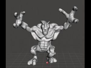 MIGHTYMAX ROCK MONSTER 1992 PVC PLASTIC FIGURE MINIATURE TOY 3D Print Model