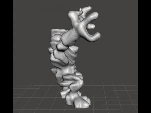 MIGHTYMAX ROCK MONSTER 1992 PVC PLASTIC FIGURE MINIATURE TOY Modello di stampa 3D