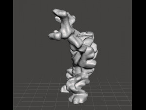 MIGHTYMAX ROCK MONSTER 1992 PVC PLASTIC FIGURE MINIATURE TOY Modello di stampa 3D