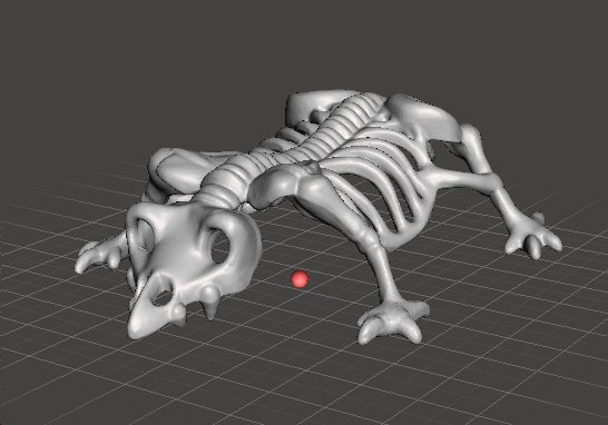 MIGHTYMAX SKELETON MONSTER 1992 PVC FIGURE MINIATURE TOY Modèles 3D en vedette .c4d .max .obj .3ds .fbx .stl .blend 