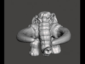 MIGHTYMAX WOOLY MAMMOTH 1992 PVC FIGURE MINIATURE TOY Modèles 3D en vedette