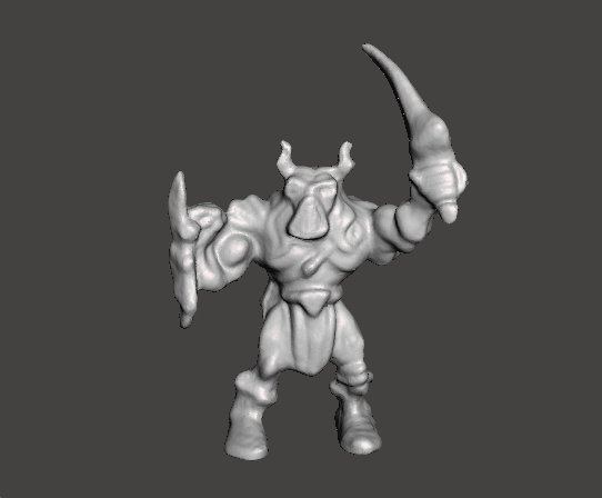 MIGHTY MAX WARMONGER 1992 PVC FIGURE MINIATURE WARLORD 3D 프린트 모델 .c4d .max .obj .3ds .fbx .stl .blend 