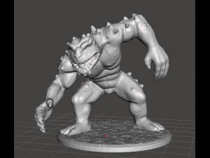 SLAAD FROG CREATURE MINIATURE MODEL FOR FANTASY GAMES DND AND RPG Modello di stampa 3D