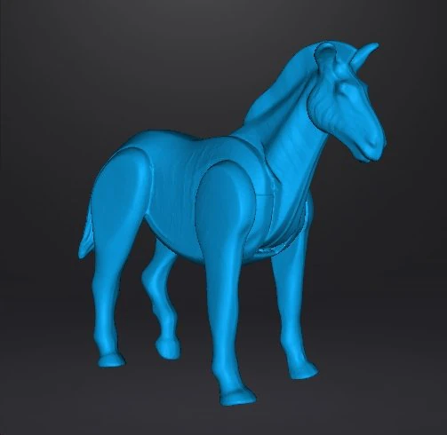 AP ANIMAL SELVAGEM SAFARI ZEBRA 1975 PVC FIGURA DE PL&Aacute;STICO BRINQUEDO Modelo de Impressão 3D .c4d .max .obj .3ds .fbx .stl .blend 