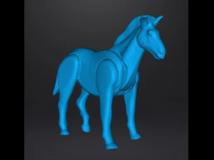 AP ワイルド アニマル サファリ ゼブラ 1975 PVC プラスチック フィギュア おもちゃ 3Dプリントモデル