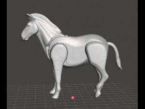 AP ANIMAL SELVAGEM SAFARI ZEBRA 1975 PVC FIGURA DE PL&Aacute;STICO BRINQUEDO Modelo de Impressão 3D