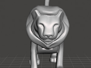 AP WILD ANIMAL SAFARI LION 1975 PVC PLASTIC FIGURE TOY 3D Print Model