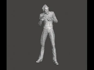 조커 동상 배트맨 아캄에서 영감을 받은 수지 피규어 3D 프린트 모델