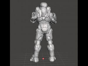 MASTER CHIEF MINIATURE MODEL FOR SCIFI GAMES AND RPG 3D 프린트 모델