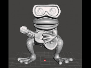 ZENON THE FROG PVC PLASTIC FIGURE MODEL TOY FOR KIDS GASHAPON 3D Print Model