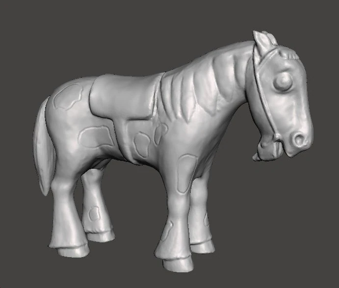ZENON DRAFT HORSE PERCHERON PVC PLASTIC FIGURE MODEL TOY FOR KIDS GASHAPON 3D Print Model .c4d .max .obj .3ds .fbx .stl .blend 