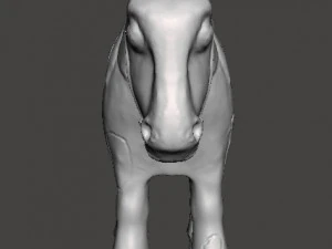 ZENON DRAFT HORSE PERCHERON PVC PLASTIC FIGURE MODEL TOY FOR KIDS GASHAPON 3D Print Model