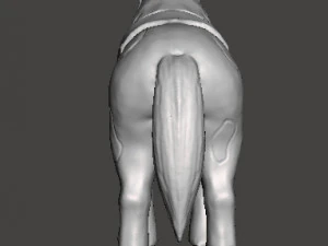 ZENON DRAFT HORSE PERCHERON PVC PLASTIC FIGURE MODEL TOY FOR KIDS GASHAPON 3D Print Model