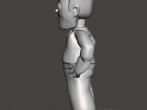 ZENON THE FARMER PVC PLASTIC FIGURE MODEL TOY FOR KIDS GASHAPON 3D Print Model