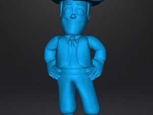 ZENON THE FARMER PVC PLASTIC FIGURE MODEL TOY FOR KIDS GASHAPON 3D Print Model