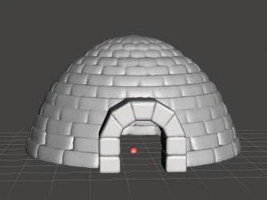 МИНИАТЮРНАЯ МОДЕЛЬ ИГЛУ ДЛЯ ФЭНТЕЗИ-ИГР DND RPG 3D Принт Модель