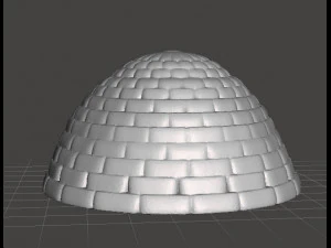 IGLOO MINIATURE MODEL TERRAIN FOR FANTASY GAMES DND RPG 3D Print Model