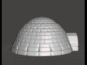 IGLOO MINIATURE MODEL TERRAIN FOR FANTASY GAMES DND RPG 3D Print Model