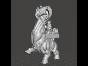 RONTO MIT JAWA-MINIATURMODELLEN-SET F&Uuml;R LEGION SCIFI ODER FANTASY-SPIELE DND RPG 3D Druckmodell