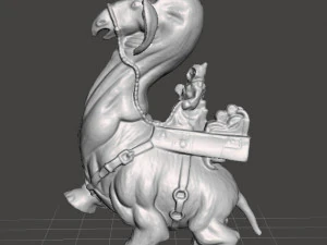 RONTO WITH JAWA MINIATURE MODELS SET FOR LEGION SCIFI OR FANTASY GAMES DND RPG 3D Print Model