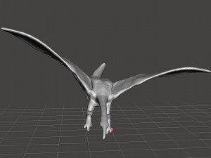 HUMANOID PTERAMONSTER FIGURE MODEL ANIMAL CREATURE DND RPG Model do druku 3D