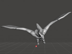 HUMANOID PTERAMONSTER FIGURE MODEL ANIMAL CREATURE DND RPG Model do druku 3D